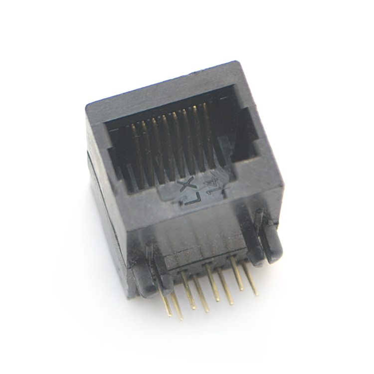 RJ45-10P8C 全塑 黑色 長(zhǎng)體